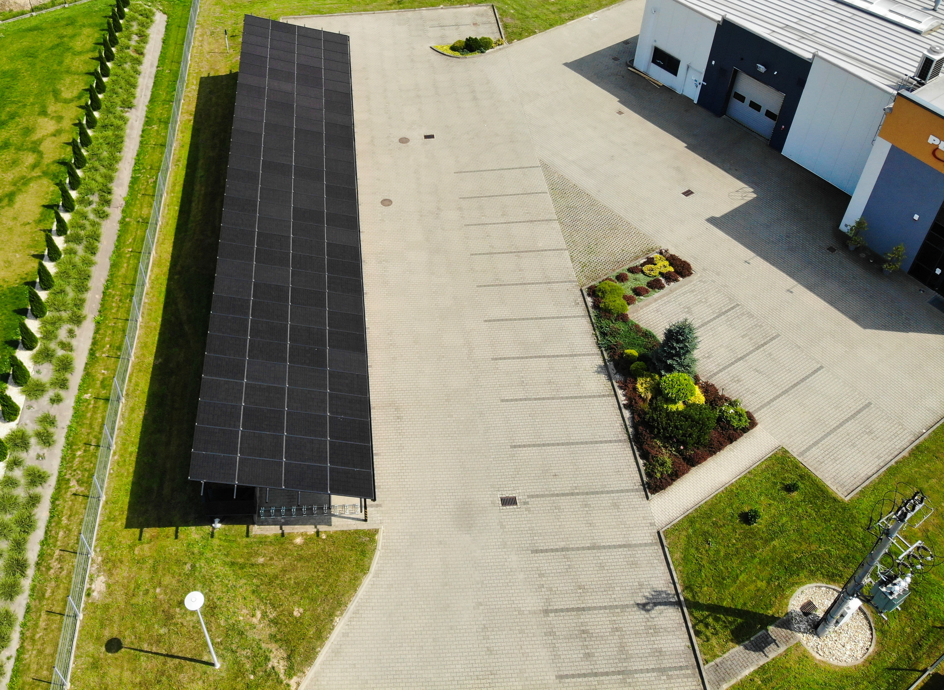 Photo of photovoltaic panels