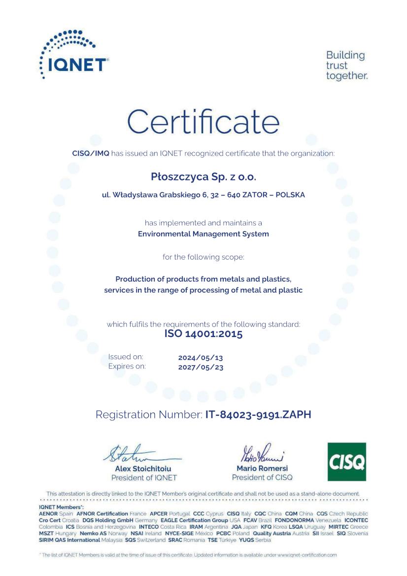 ISO 14001 IQNET